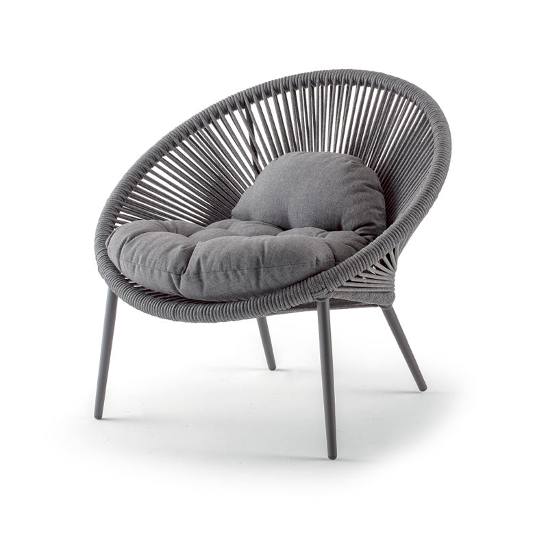 Záhradné kreslo Grattoni Nancy antracit