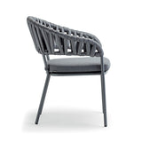 Grattoni záhradná stolička Victory antracitová