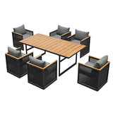 Záhradná jedálenská súprava Higold Haven pre 6 osôb