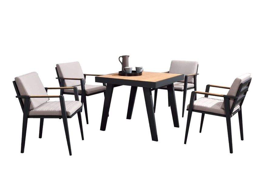 Higold Emoti – záhradná jedálenská súprava pre 4 osoby