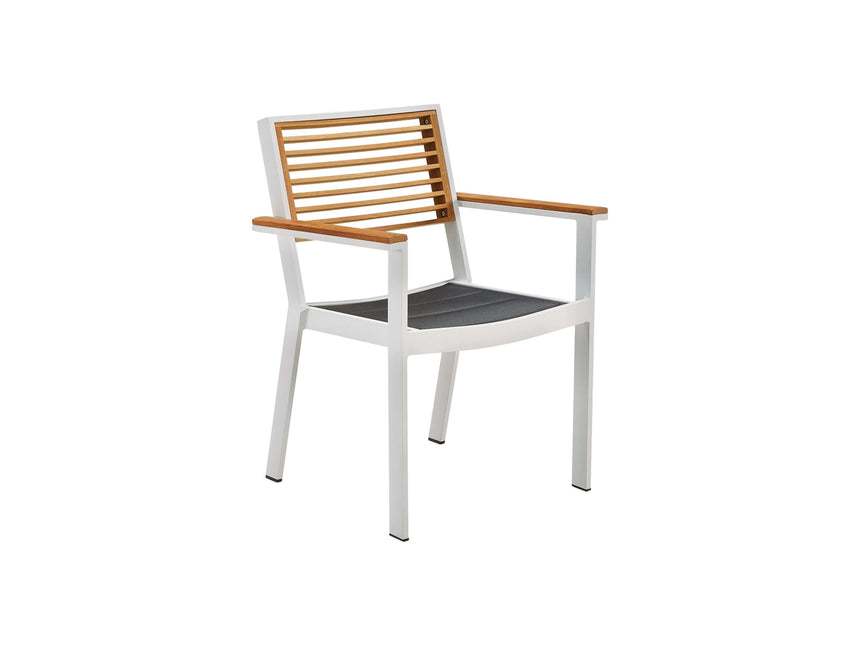 Záhradná jedálenská súprava Higold York pre 10 osôb, biela