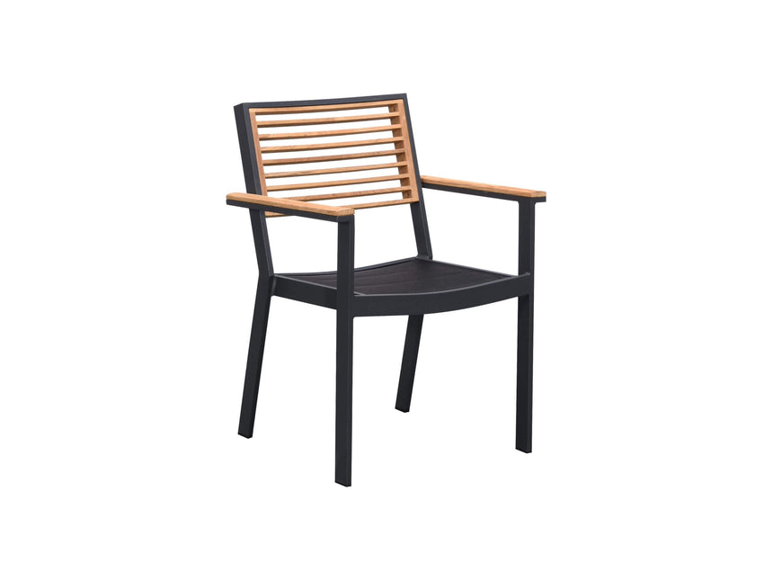 Záhradná jedálenská súprava Higold York pre 10 osôb, čierna