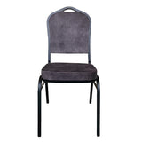 Konferenčná stolička Gabe prémiovej kvality – s antracitovým čalúnením odolným voči škvrnám 