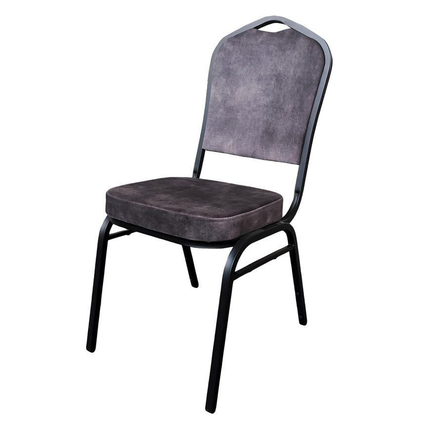 Konferenčná stolička Gabe prémiovej kvality – s antracitovým čalúnením odolným voči škvrnám 