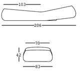 Moderné ležadlo Gumball