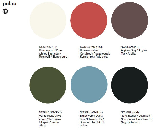 Záhradná stolička Palau II, dostupná vo viacerých farbách 