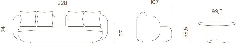 Grattoni Cosy – záhradná terasa pre 5 osôb