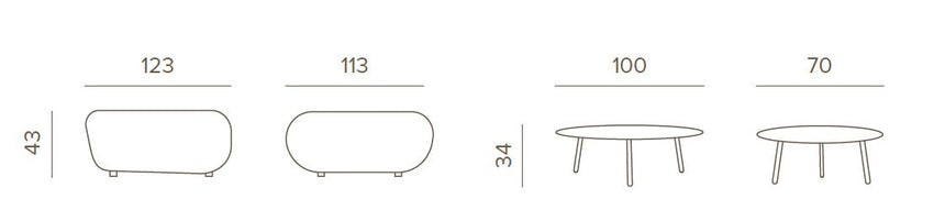 Grattoni Rock – vonkajšia súprava na terasu