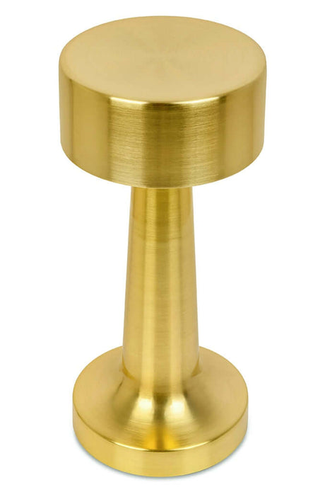 Stolová lampa Lee zlatá – vstavaná batéria, LED