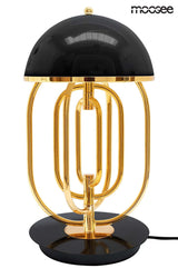 24. Stolová lampa Bottega zlatá / čierna