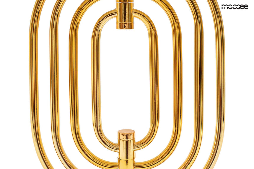 24. Stolová lampa Bottega zlatá / čierna