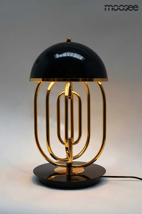 24. Stolová lampa Bottega zlatá / čierna
