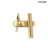 Nástenná lampa Boy Tube R zlatá