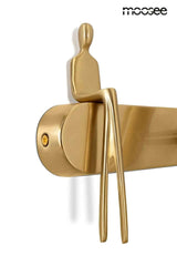 Nástenná lampa Boy Tube R zlatá