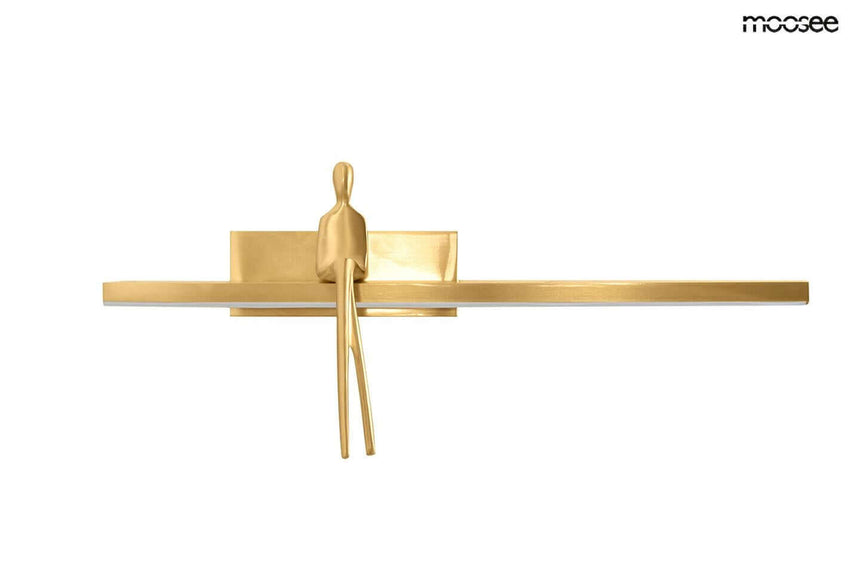 Nástenná lampa pre chlapca zlatá