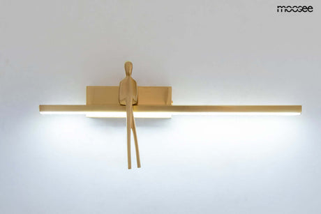 Nástenná lampa pre chlapca zlatá