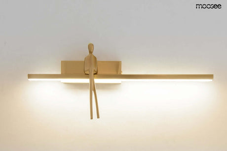 Nástenná lampa pre chlapca zlatá