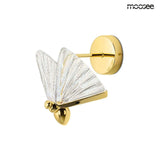 Nástenná lampa Butterfly S zlatá