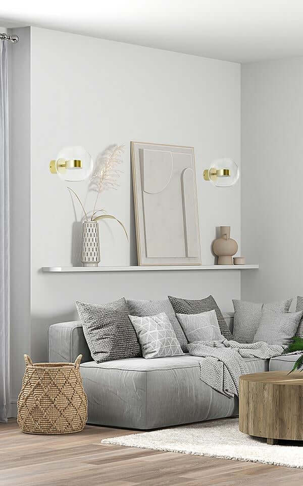 Nástenná lampa Capri Wall 1 zlatá