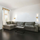 Nástenná lampa Eos zlatá