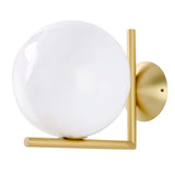 Nástenná lampa Halm 20 – mosadzná