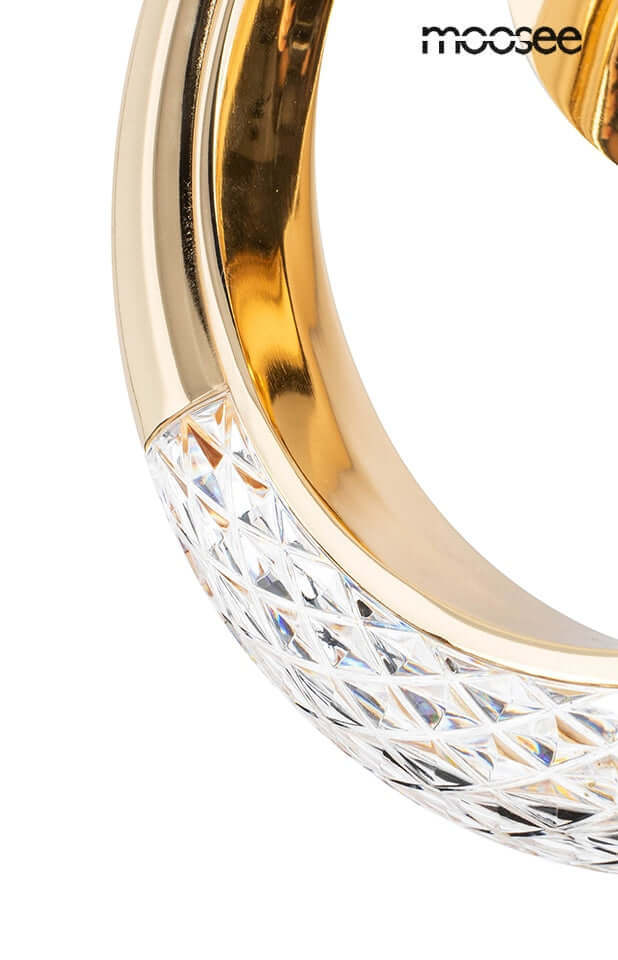 Nástenná lampa Helios zlatá