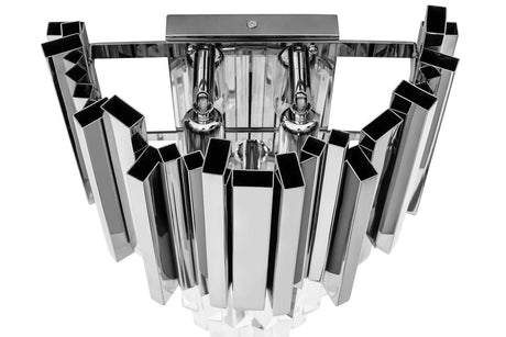 Nástenná lampa Imperial Wall Strieborná – oceľ, krištáľ
