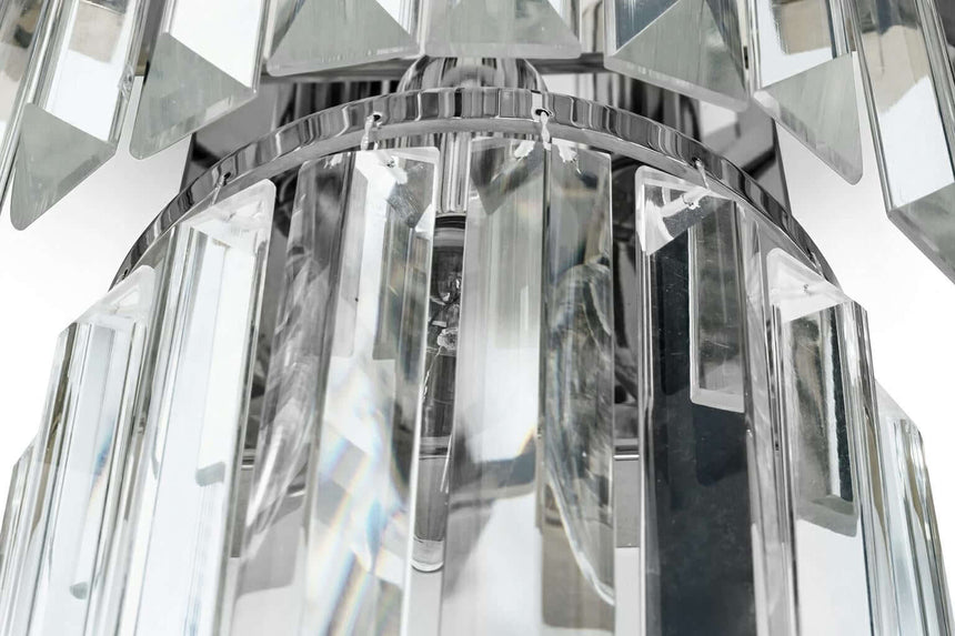 Nástenná lampa Imperial Wall Strieborná – oceľ, krištáľ