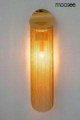 Nástenná lampa Lambada so zlatými retiazkami