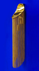 Nástenná lampa Lambada so zlatými retiazkami