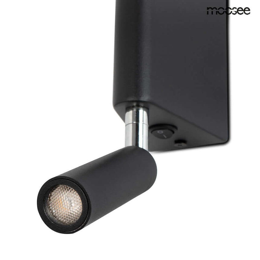 Nástenná lampa Periscope čierna