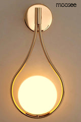 11. Nástenná lampa Roma zlatá