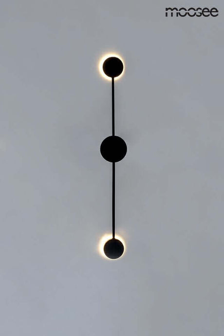 64. Nástenná lampa Shadow 2 Close čierna