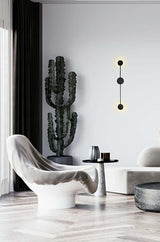 64. Nástenná lampa Shadow 2 Close čierna