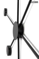 65. Nástenná lampa Shadow 6 Close čierna