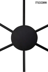 65. Nástenná lampa Shadow 6 Close čierna