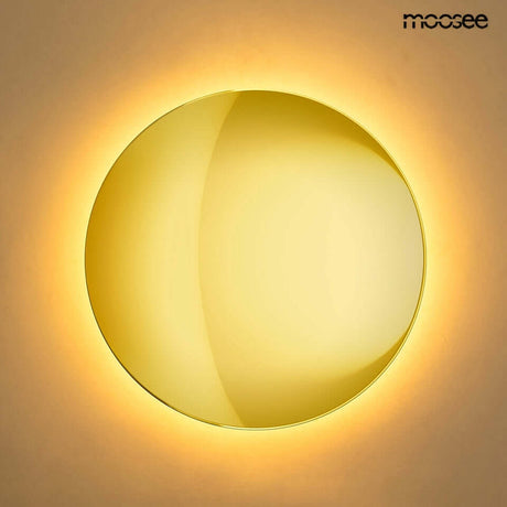 Nástenná lampa Shadow Sun 30 zlatá
