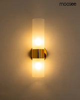 Nástenná lampa Tuburi zlatá