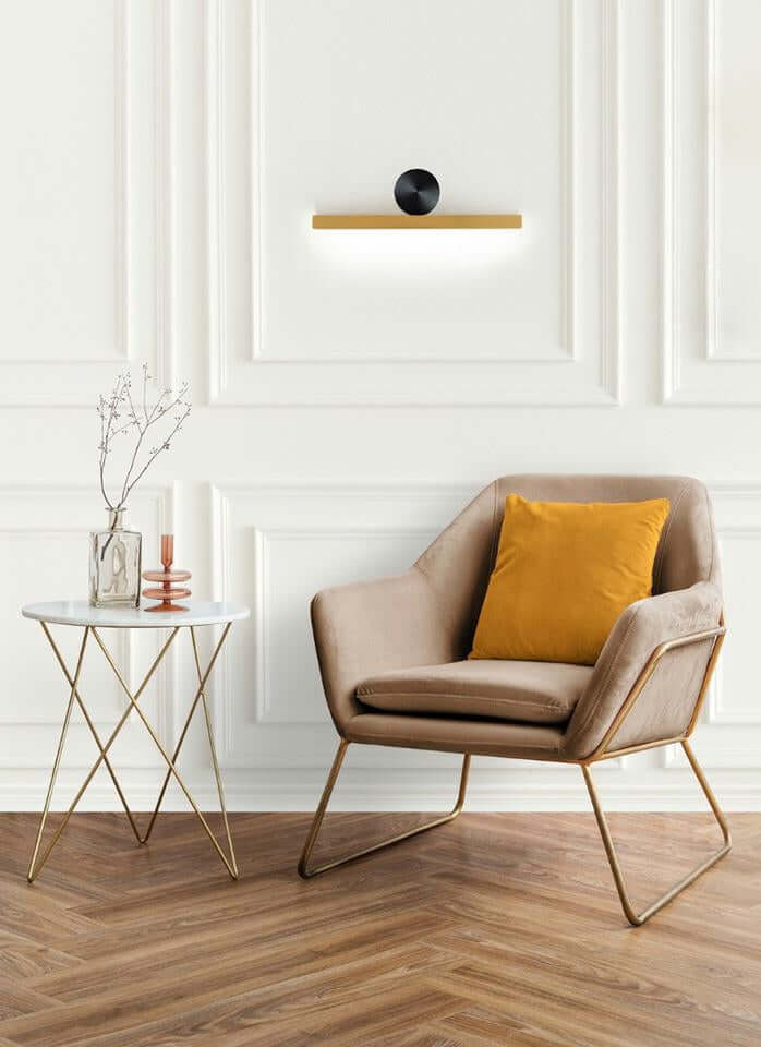 90. Nástenná lampa Wand 45 zlatá