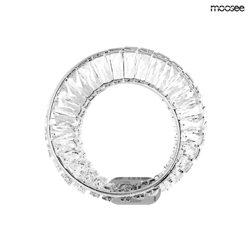 Nástenná lampa Wave chróm