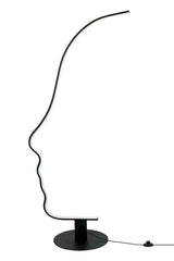 Stojacia lampa Face Floor čierna