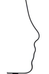 Stojacia lampa Face Floor čierna