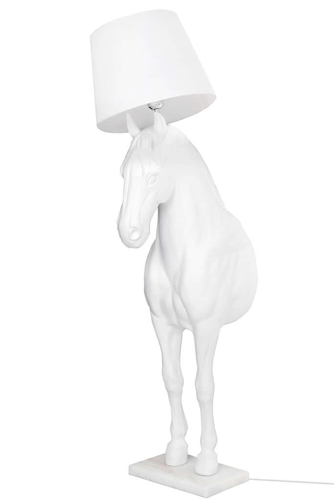 Stojacia lampa GOAT Horse Stand M biela – sklolaminát