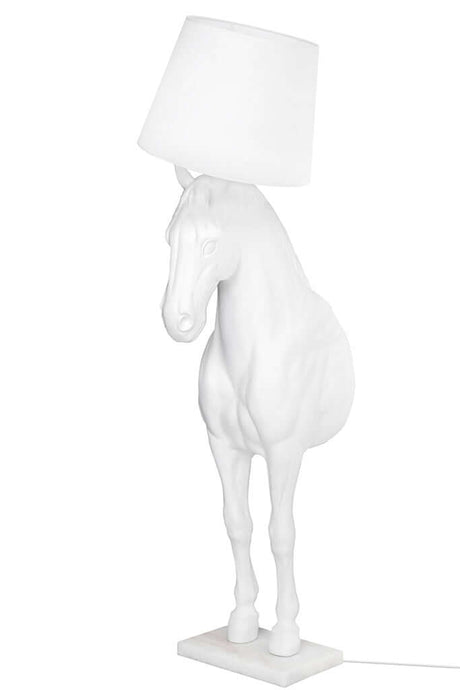 Stojacia lampa GOAT Horse Stand M biela – sklolaminát