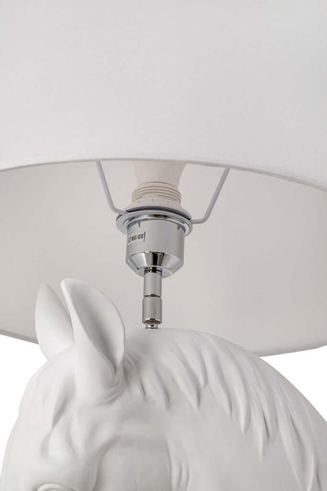 Stojacia lampa GOAT Horse Stand M biela – sklolaminát