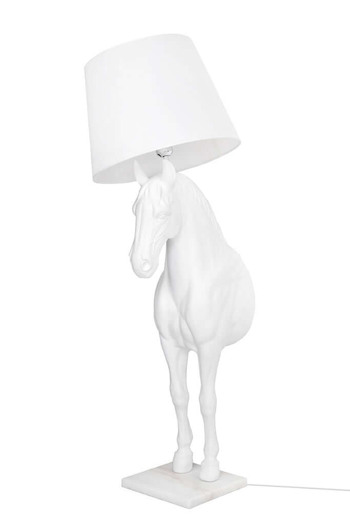 Stojacia lampa GOAT Horse Stand S biela – sklolaminát