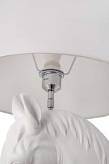 Stojacia lampa GOAT Horse Stand S biela – sklolaminát