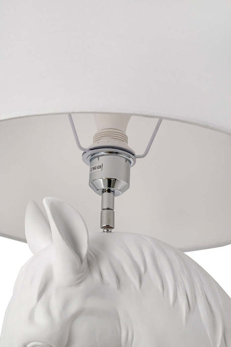 Stojacia lampa GOAT Horse Stand S biela – sklolaminát