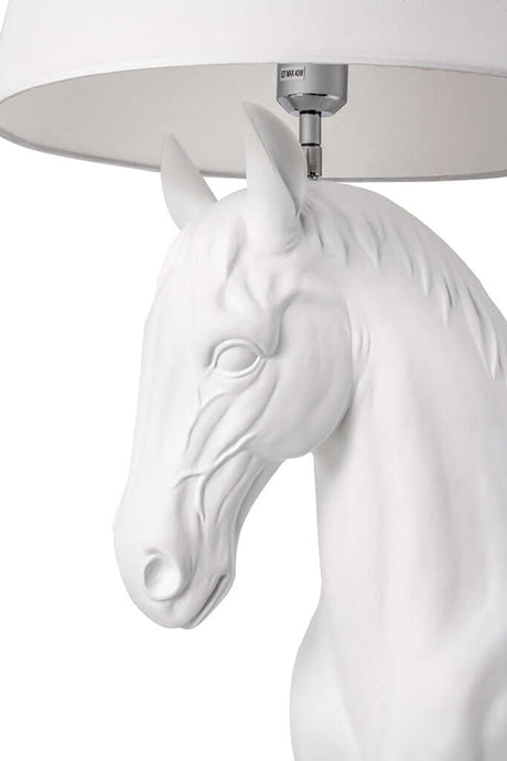 Stojacia lampa GOAT Horse Stand S biela – sklolaminát