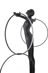 Stojacia lampa Human Circulo – sklolaminát